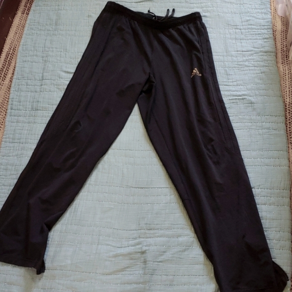 adidas Other - 🔥🌟3/$15 Men's Adidas Black Climate Wind Pants Size Medium Vintage Climalite